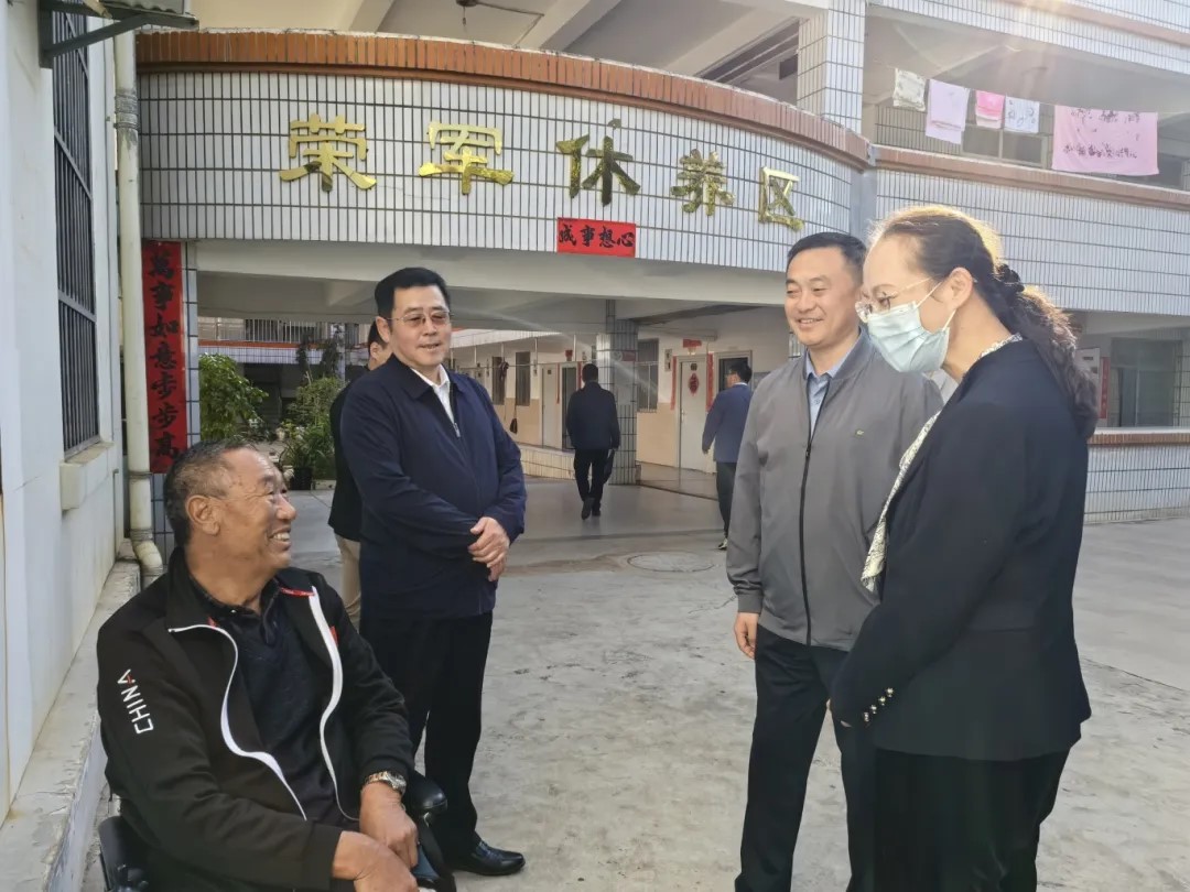 省医保局、退役军人事务厅到省荣军优抚医院调研