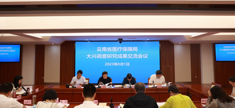 省医保局召开大兴调查研究成果交流会