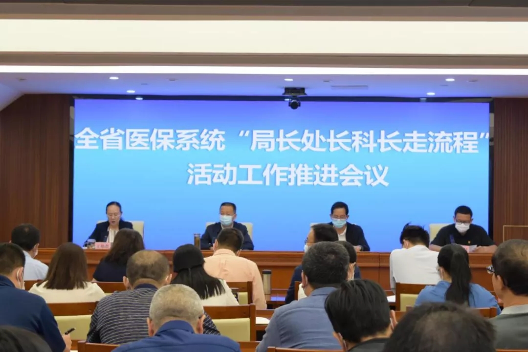 【局长处长科长走流程】省医保局召开全省医保系统 “局长处长科长走流程”活动工作推进会